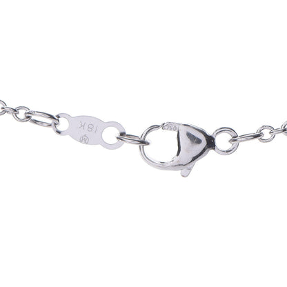 Mikimoto 18K White Gold Diamond Tahitian Pearl Morning Dew Pendant Necklace 6 of 7