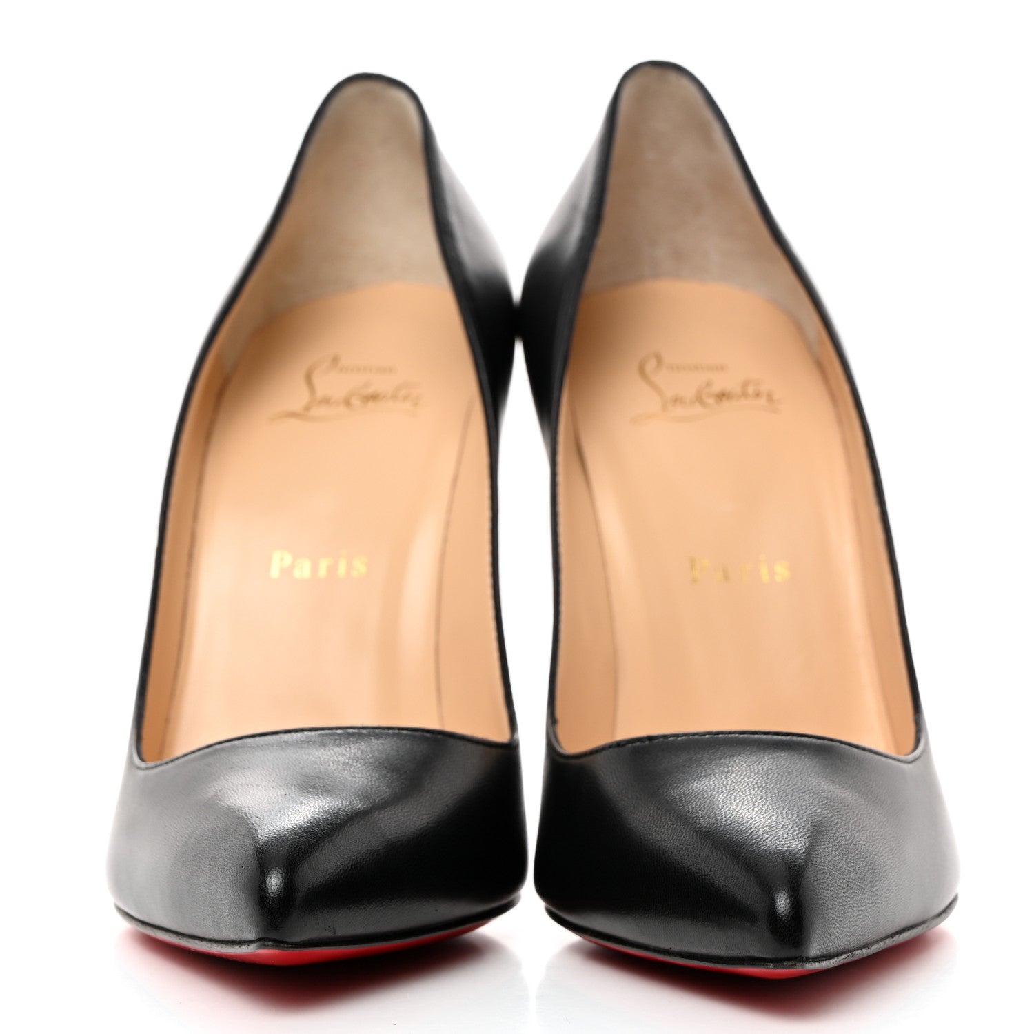 Christian Louboutin Shiny Nappa Pigalle Follies 100 Pumps 38.5 Black 2 of 8