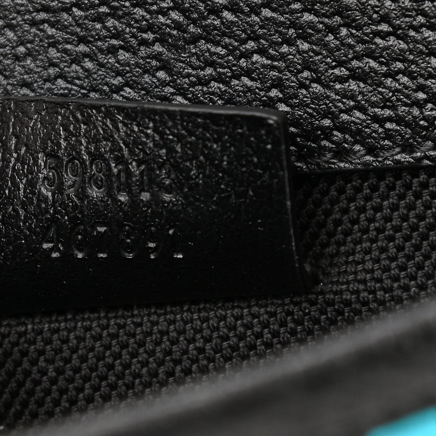 GG Supreme Monogram Psychedelic Slim Belt Bag Black