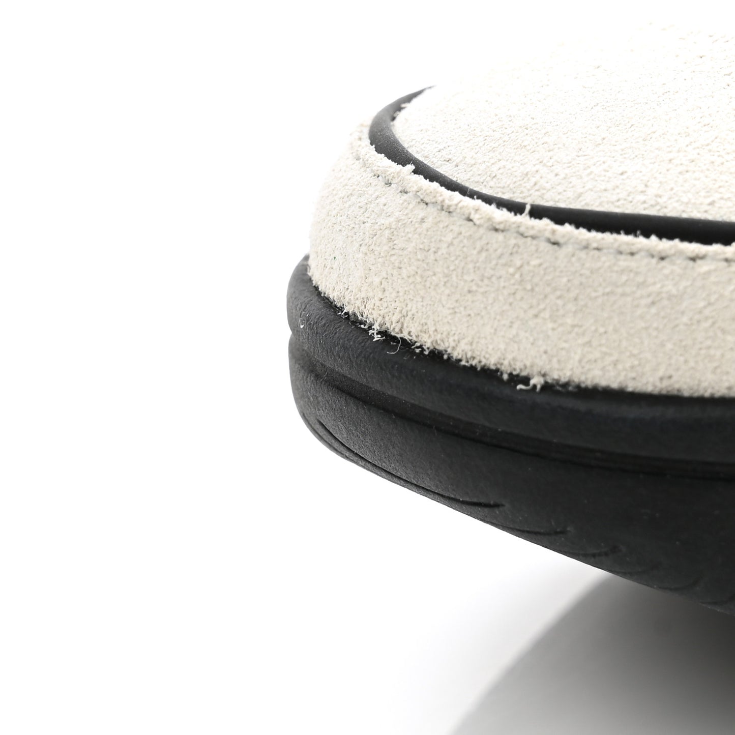 Fabric Suede Calfskin CC Sneakers 37 White