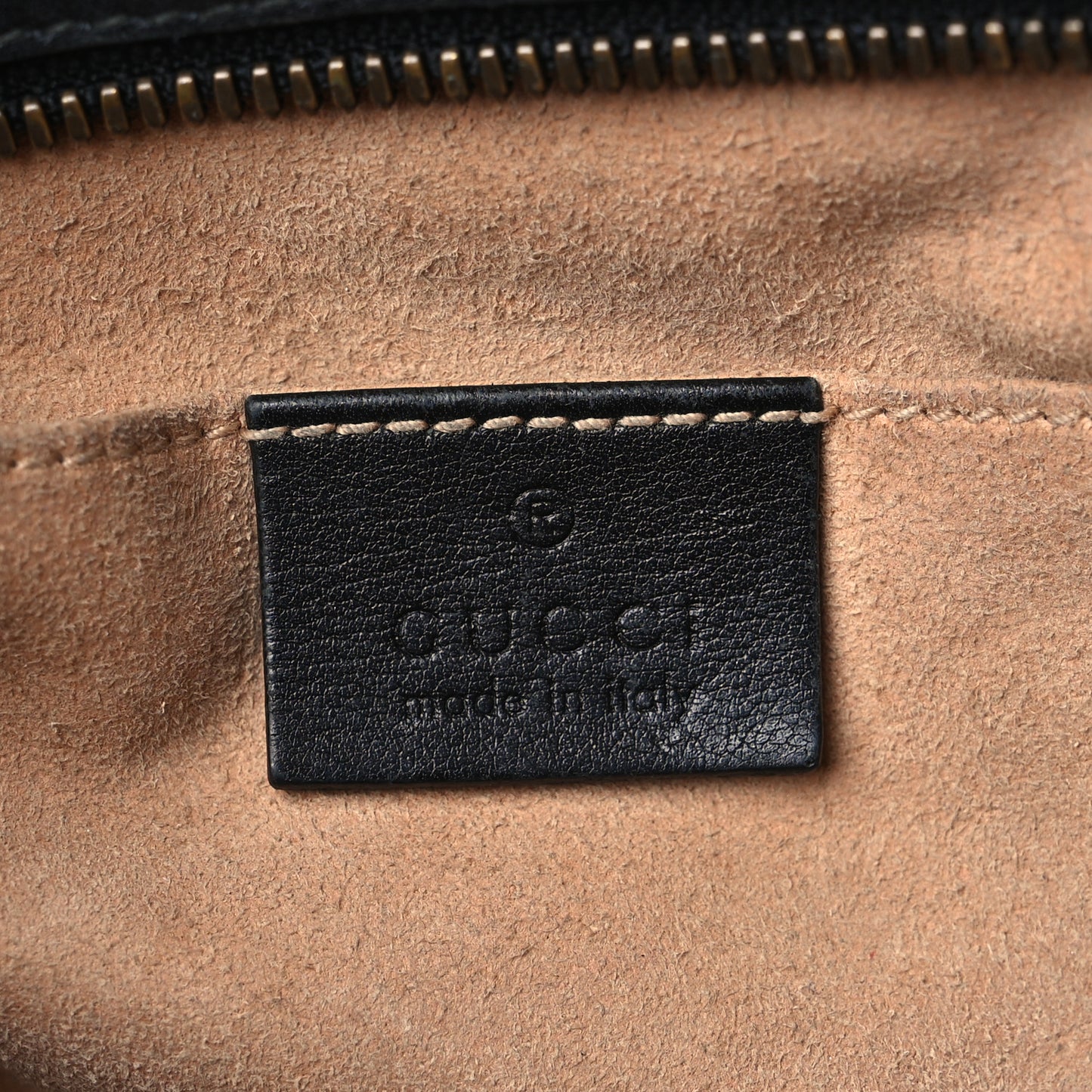 Calfskin Matelasse Small GG Marmont Chain Shoulder Bag Black