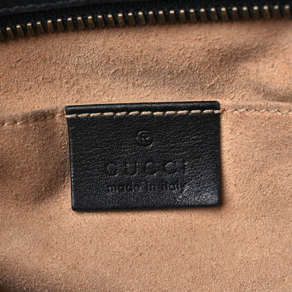 Gucci Calfskin Matelasse Small GG Marmont Chain Shoulder Bag Black 6 of 15