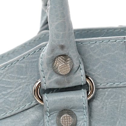 Balenciaga Agneau Giant 12 Silver Hardware Part Time Bleu Acier Ciel 13 of 13