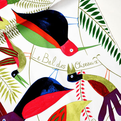 Hermes Silk Le Bal Des Oiseaux Scarf 90 5 of 7