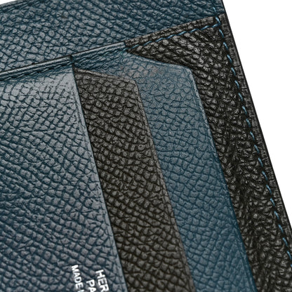 Hermes Epsom City 8CC Card Holder Vert Cypress Black 10 of 12