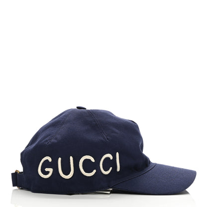 Gucci Cotton Loved Gucci Baseball Hat L Navy 5 of 11
