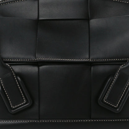 Bottega Veneta French Calfskin Maxi Intrecciato Arco 33 Black 9 of 12