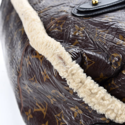 Louis Vuitton Patent Monogram Shearling Sac Thunder 11 of 25