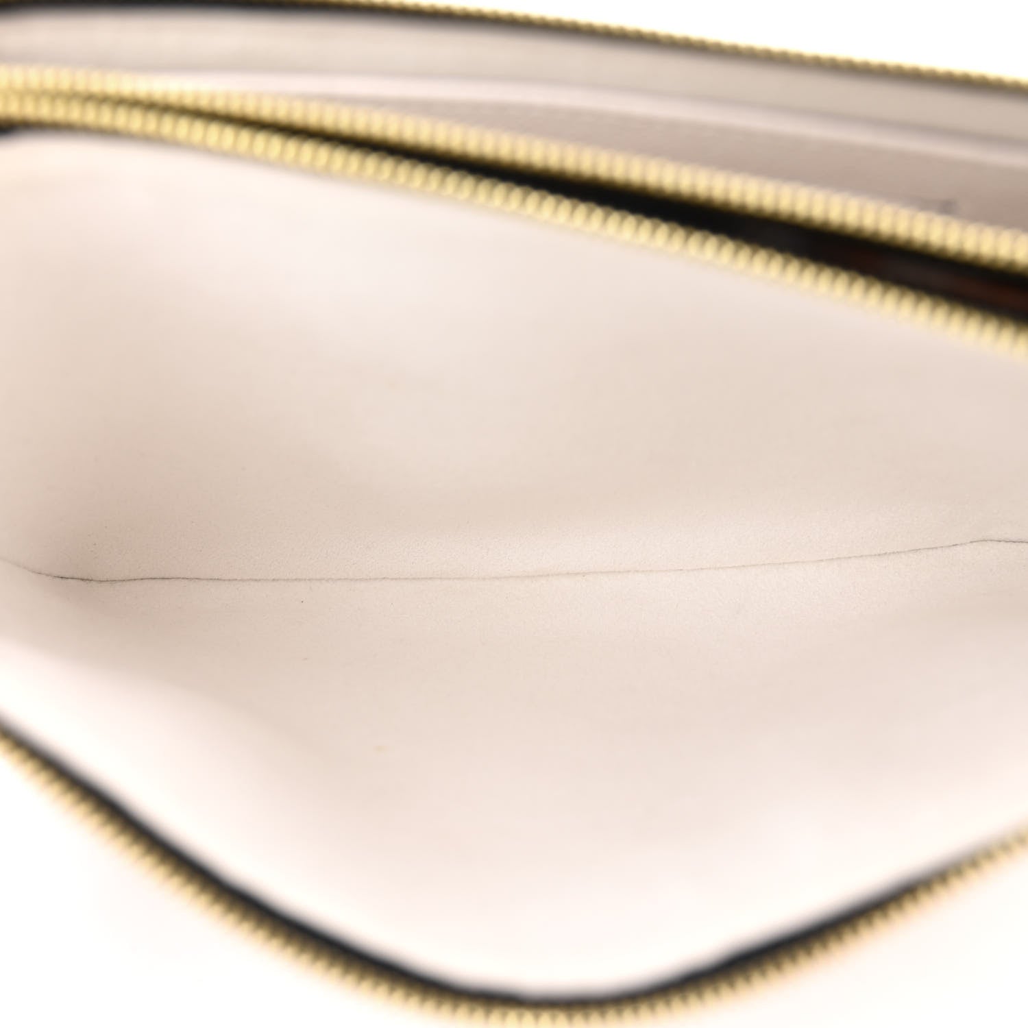 Louis Vuitton Monogram Giant Crafty Double Zip Pochette Creme Caramel 6 of 11