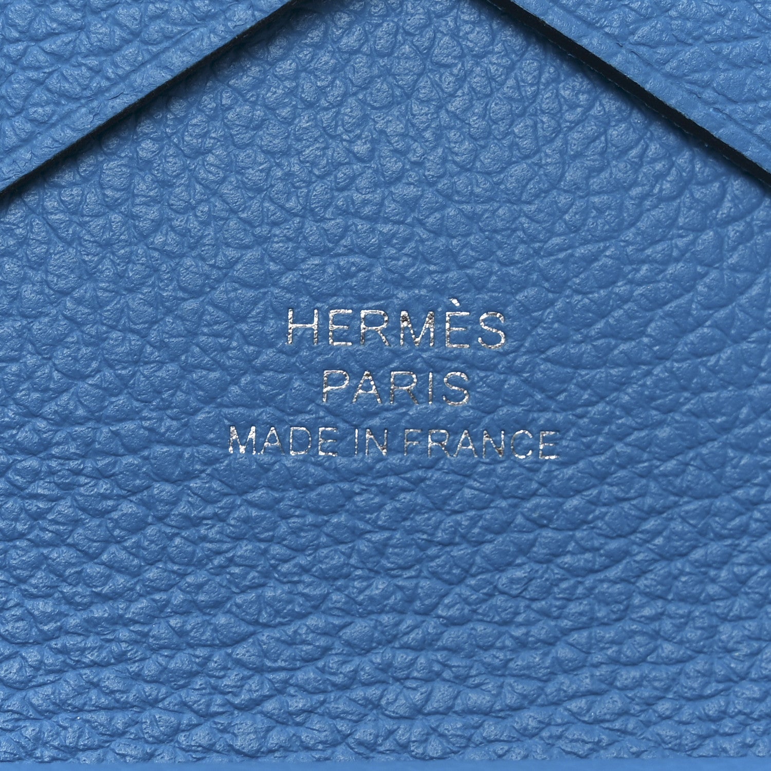 Hermes Evercolor Calvi Duo Card Case Bleu Zanzibar 6 of 7