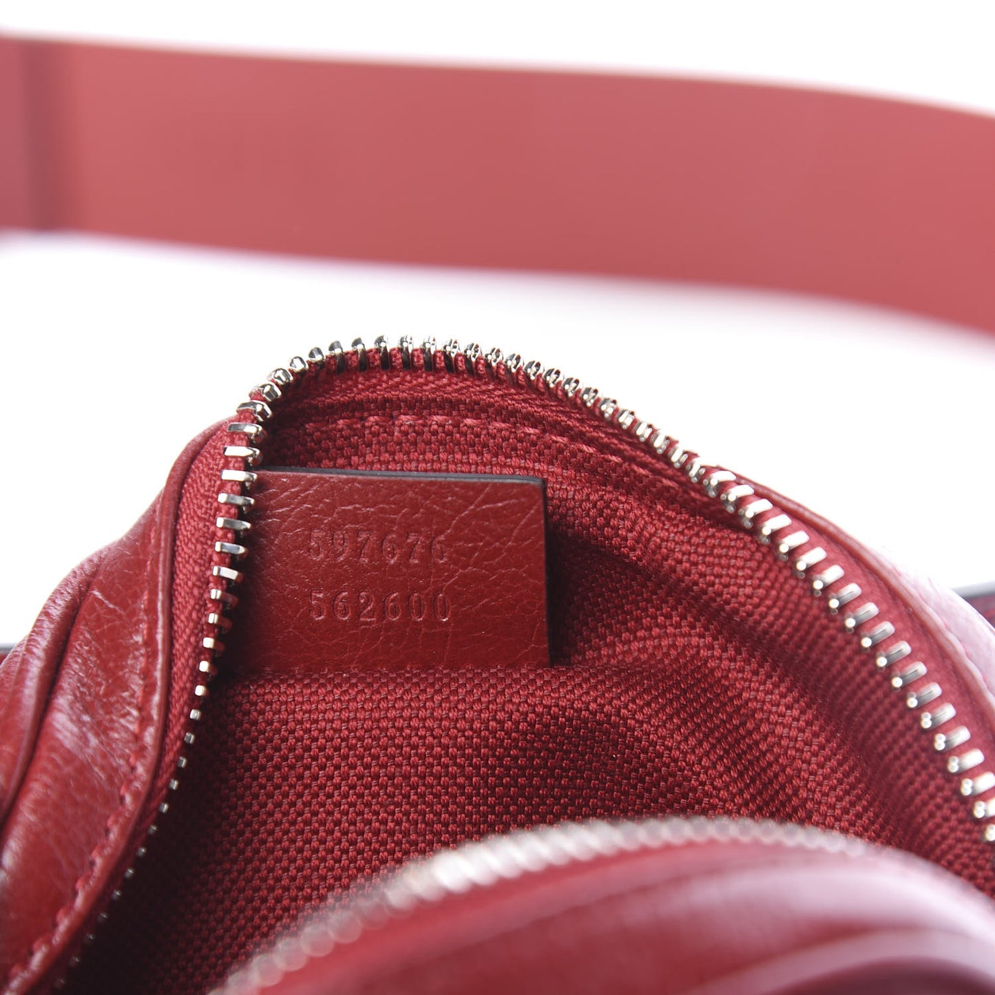 Fluffy Calfskin Mini Morpheus Belt Bag Red