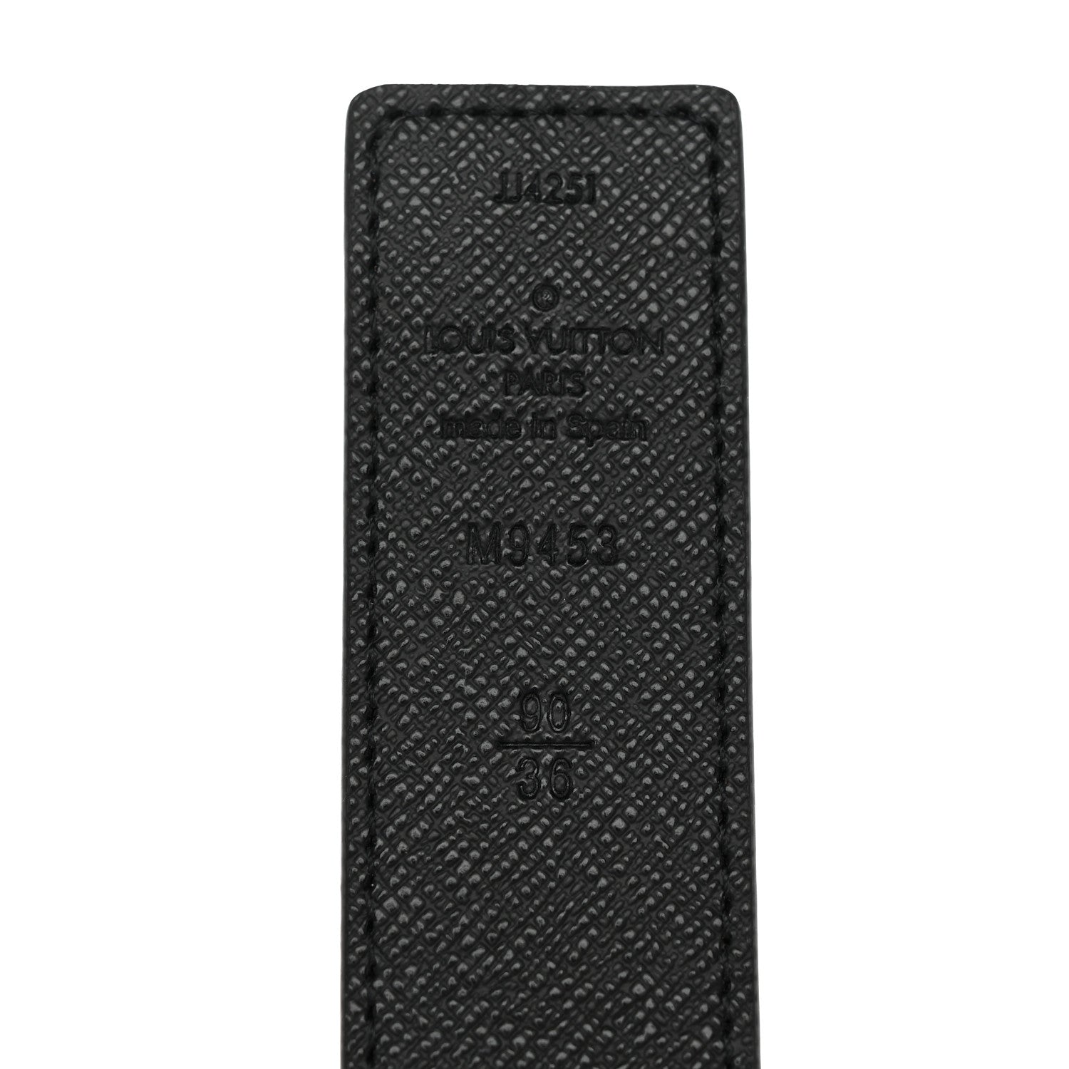 Louis Vuitton Calfskin Monogram 30mm LV Initiales Reversible Belt 90 36 Black 5 of 5