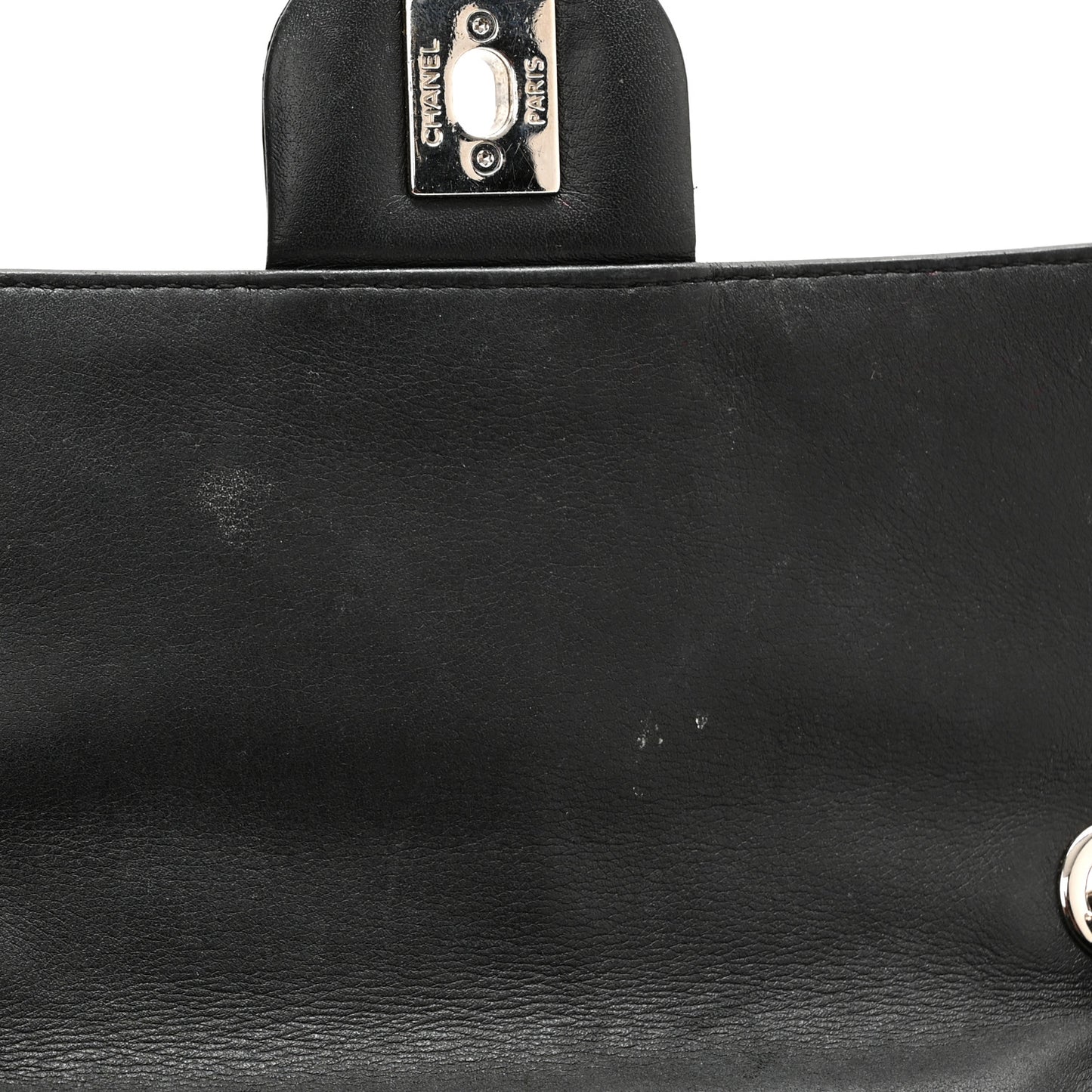 Patent Quilted Small Coco Shine Flap Black