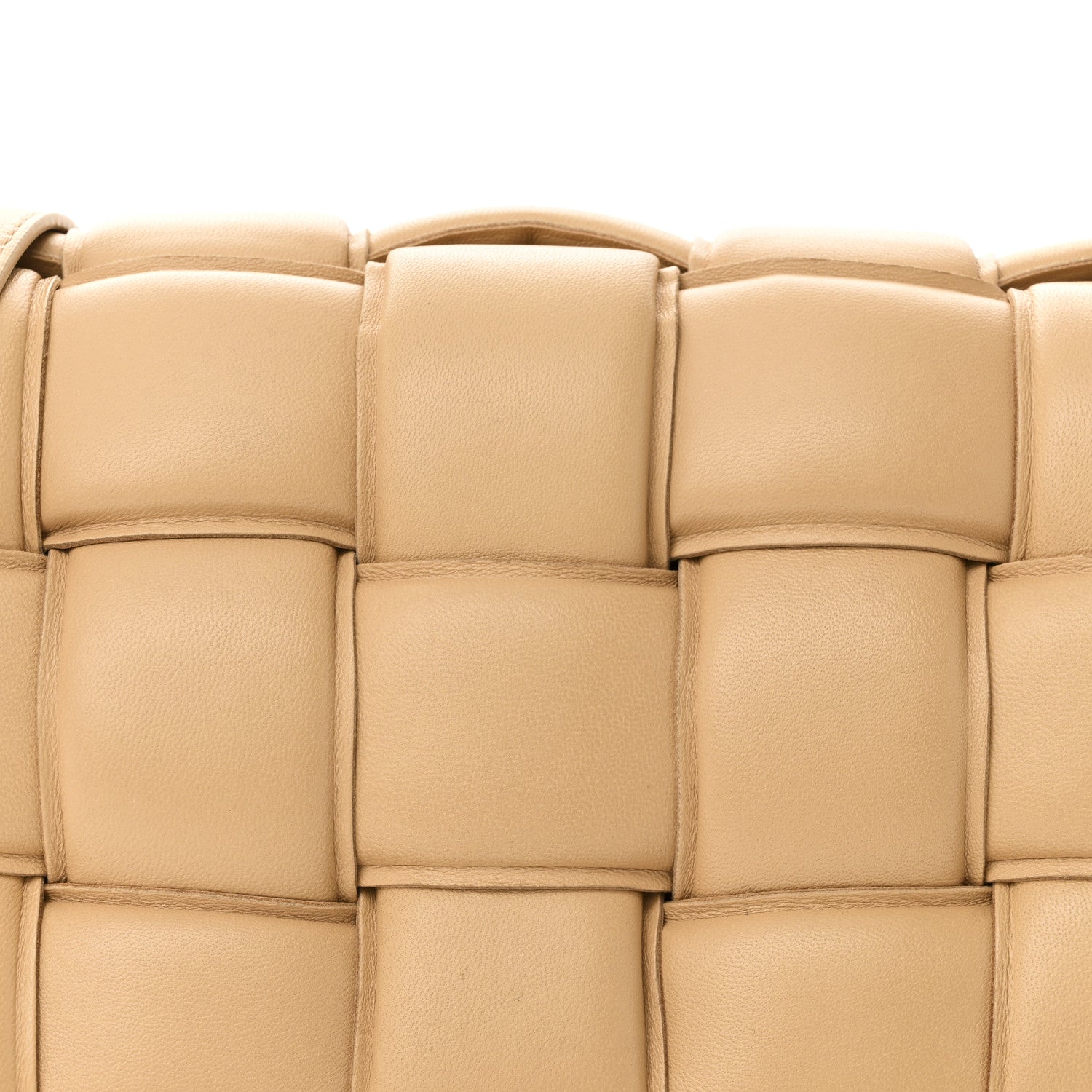 Bottega Veneta Nappa Maxi Intreccio Small Padded Cassette Crossbody Bag Almond 8 of 14