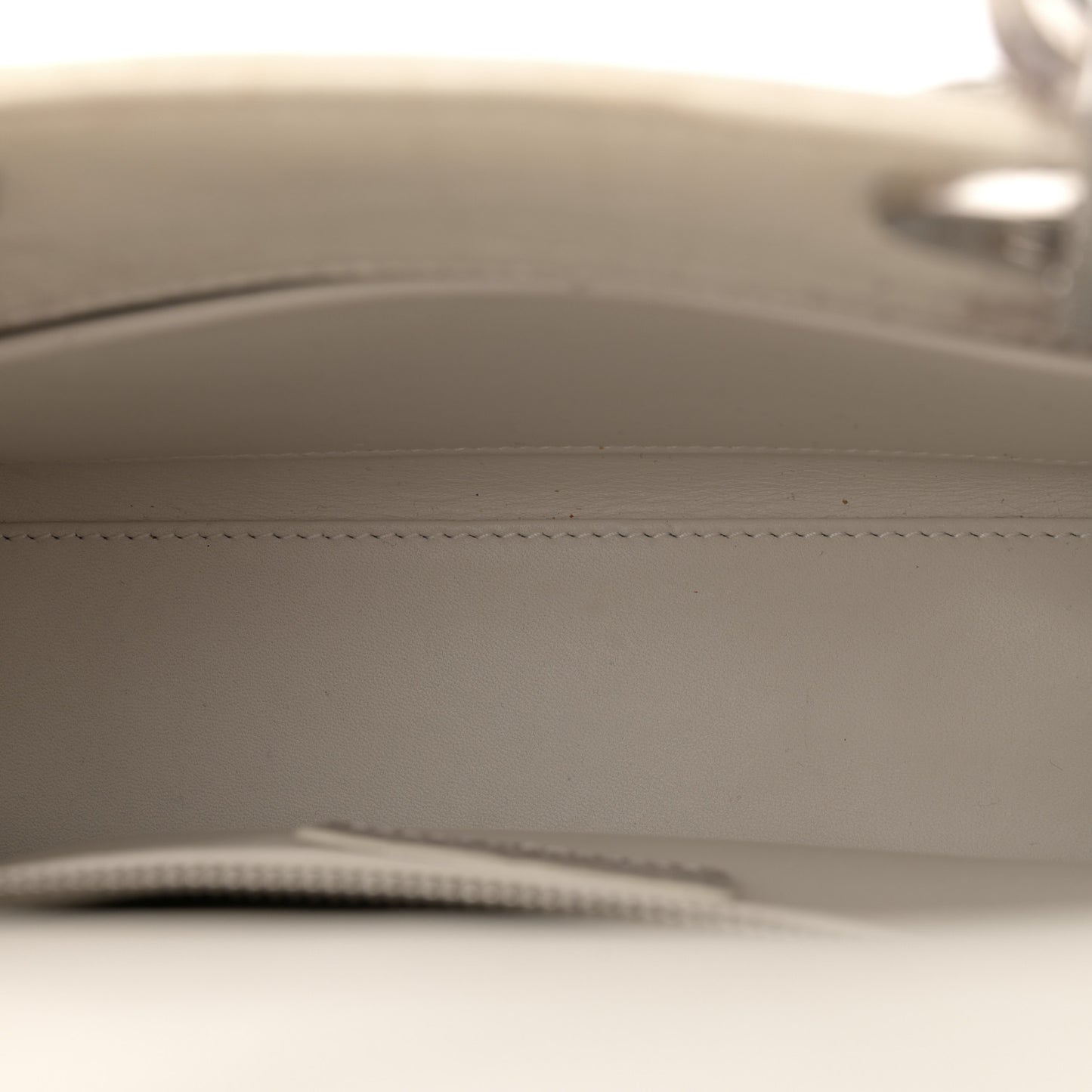 Niloticus Crocodile Himalaya Crystal Small Lady Dior White