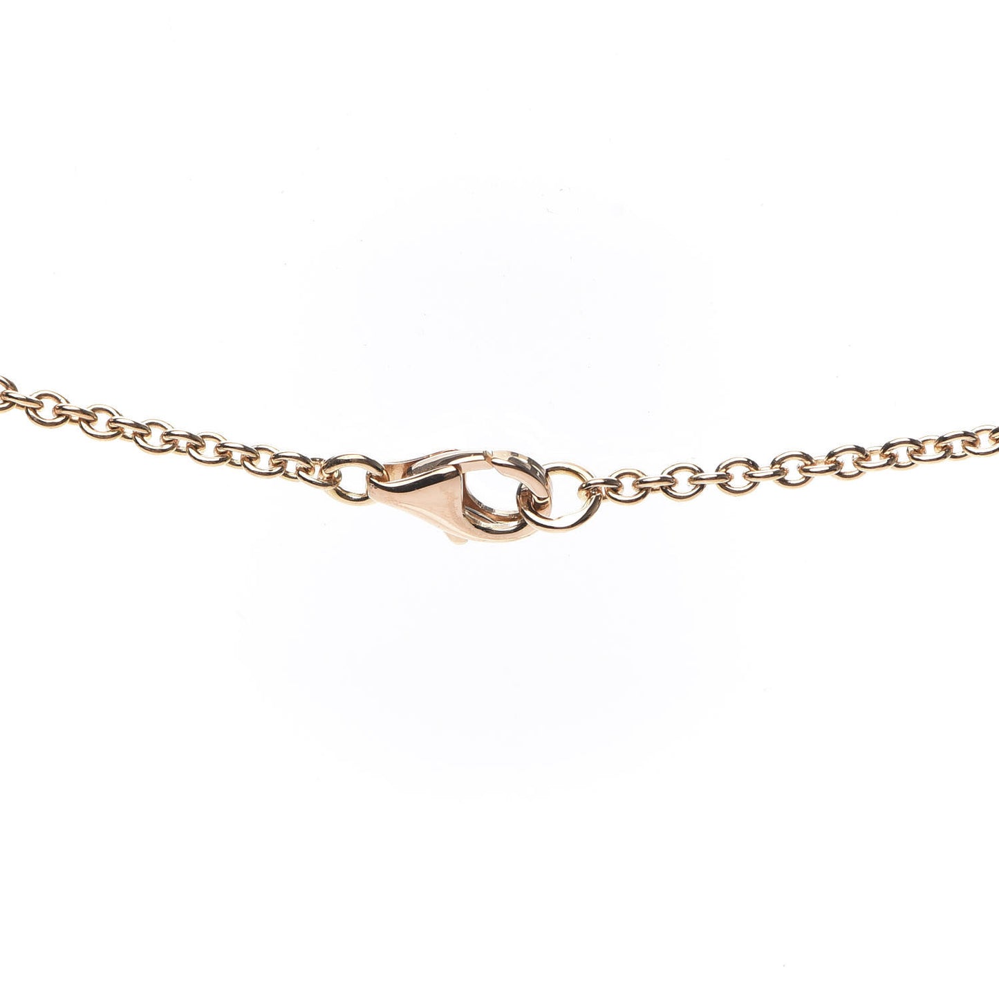 18K Pink Gold Interlocking LOVE Necklace
