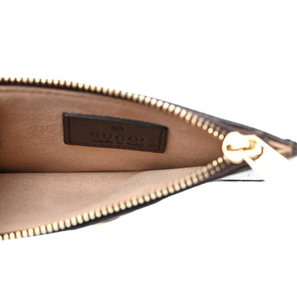 Gucci GG Supreme Monogram Web Ophidia Zip Card Case Brown 6 of 8