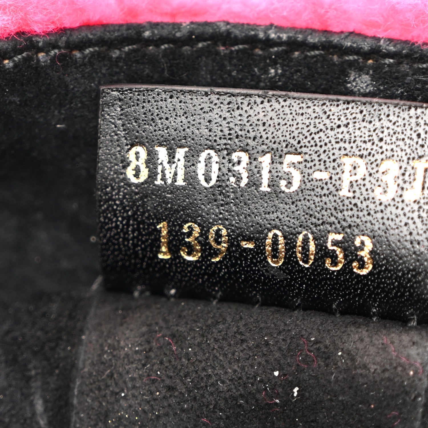 Fendi Shearling Nappa Mini Be Baguette Shoulder Bag Fuxia Black 8 of 25