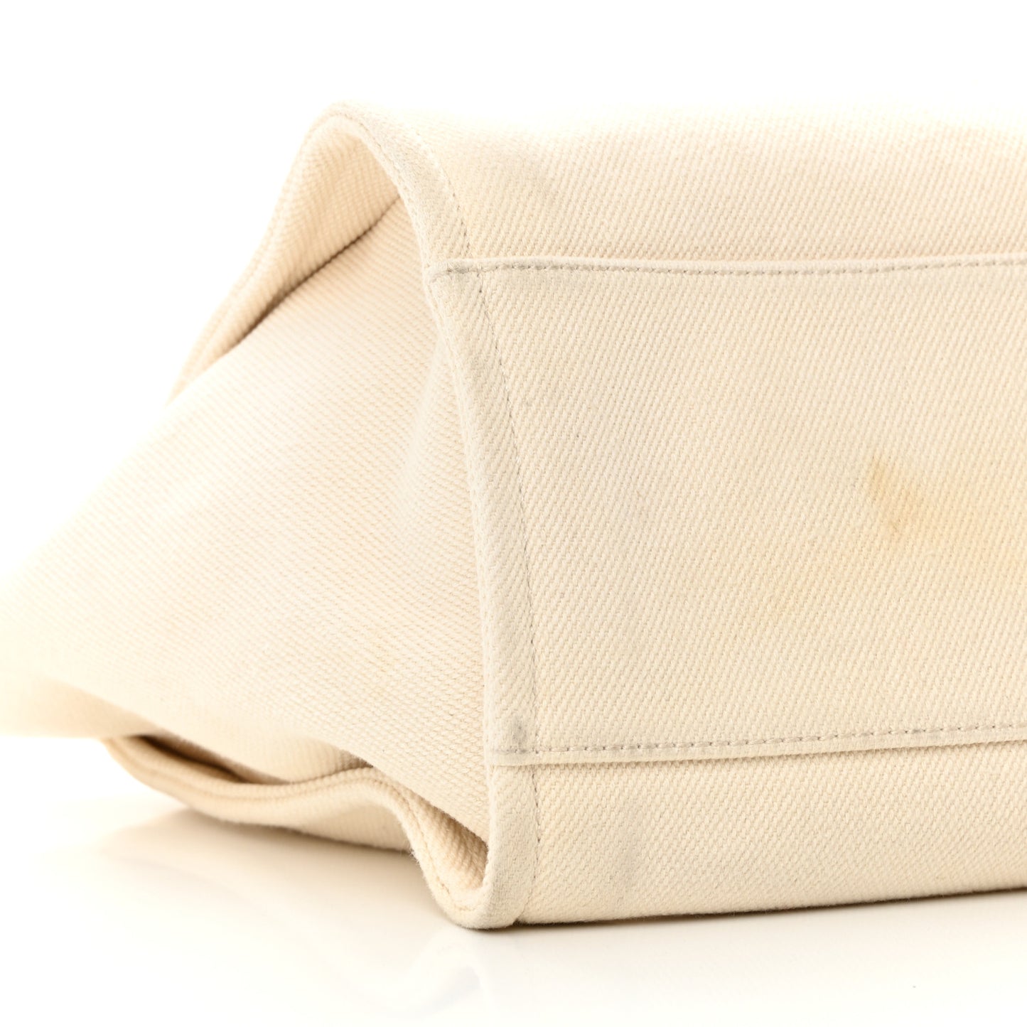 Canvas Pearl Medium Deauville Tote Ecru Beige