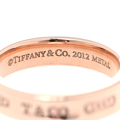 Tiffany Rubedo Narrow 1837 Band Ring 48 4.5 4 of 4