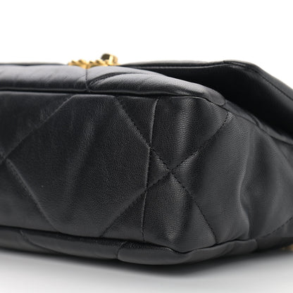 Chanel Goatskin Quilted Medium Chanel 19 Flap Black 10 of 11