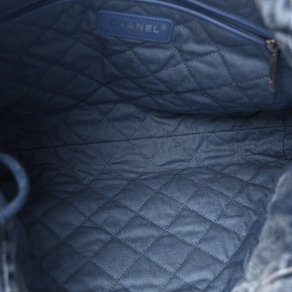 Chanel Denim Quilted Small Chanel 22 Blue 6 of 11