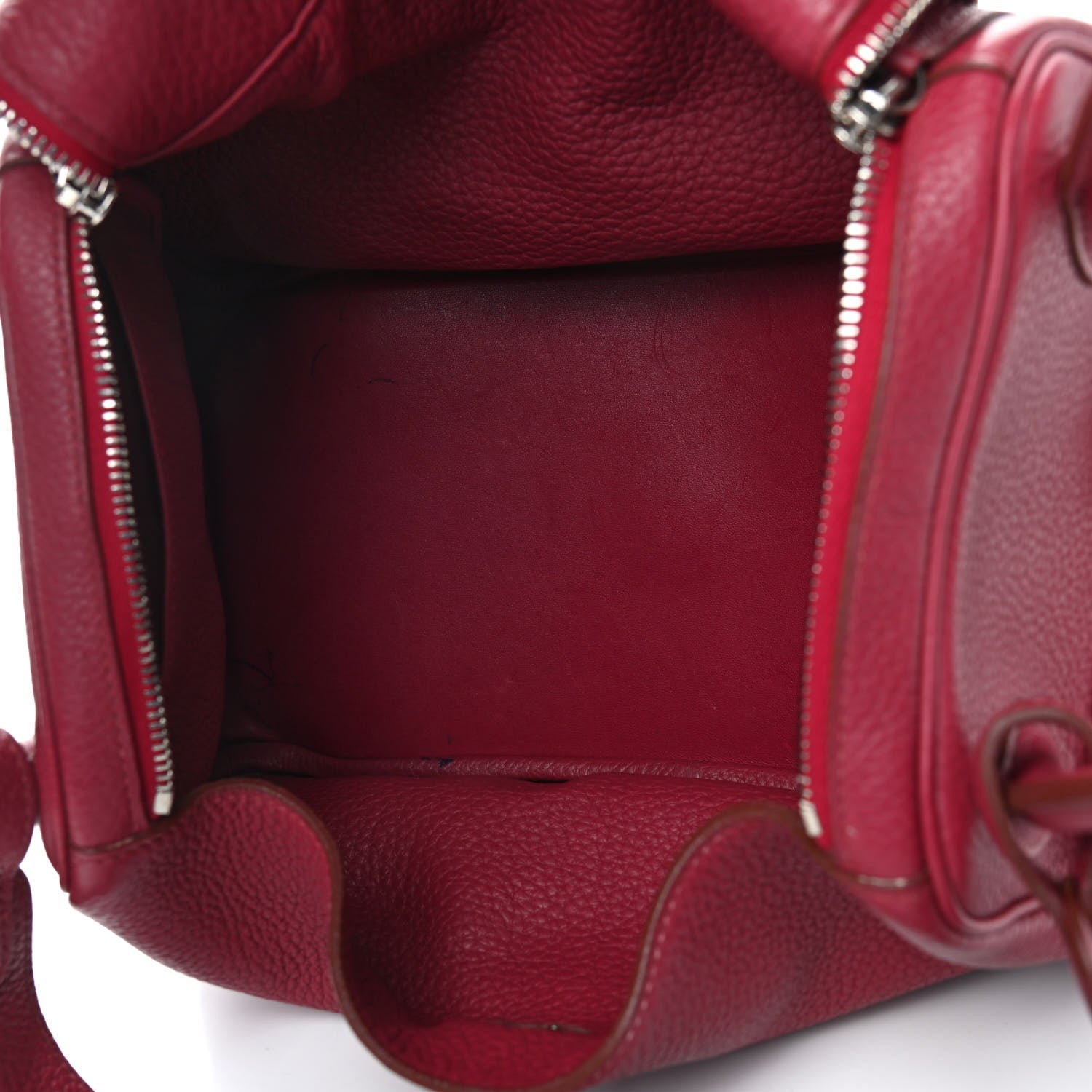 Hermes Taurillon Clemence Lindy 30 Rubis 5 of 10