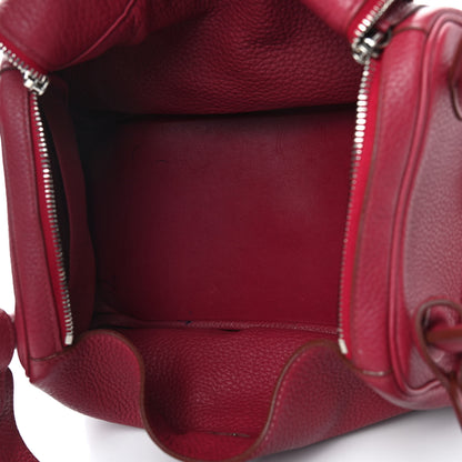 Hermes Taurillon Clemence Lindy 30 Rubis 5 of 10