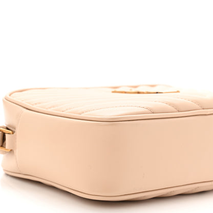 Saint Laurent Calfskin Matelasse Monogram Lou Camera Bag Dark Beige 9 of 10