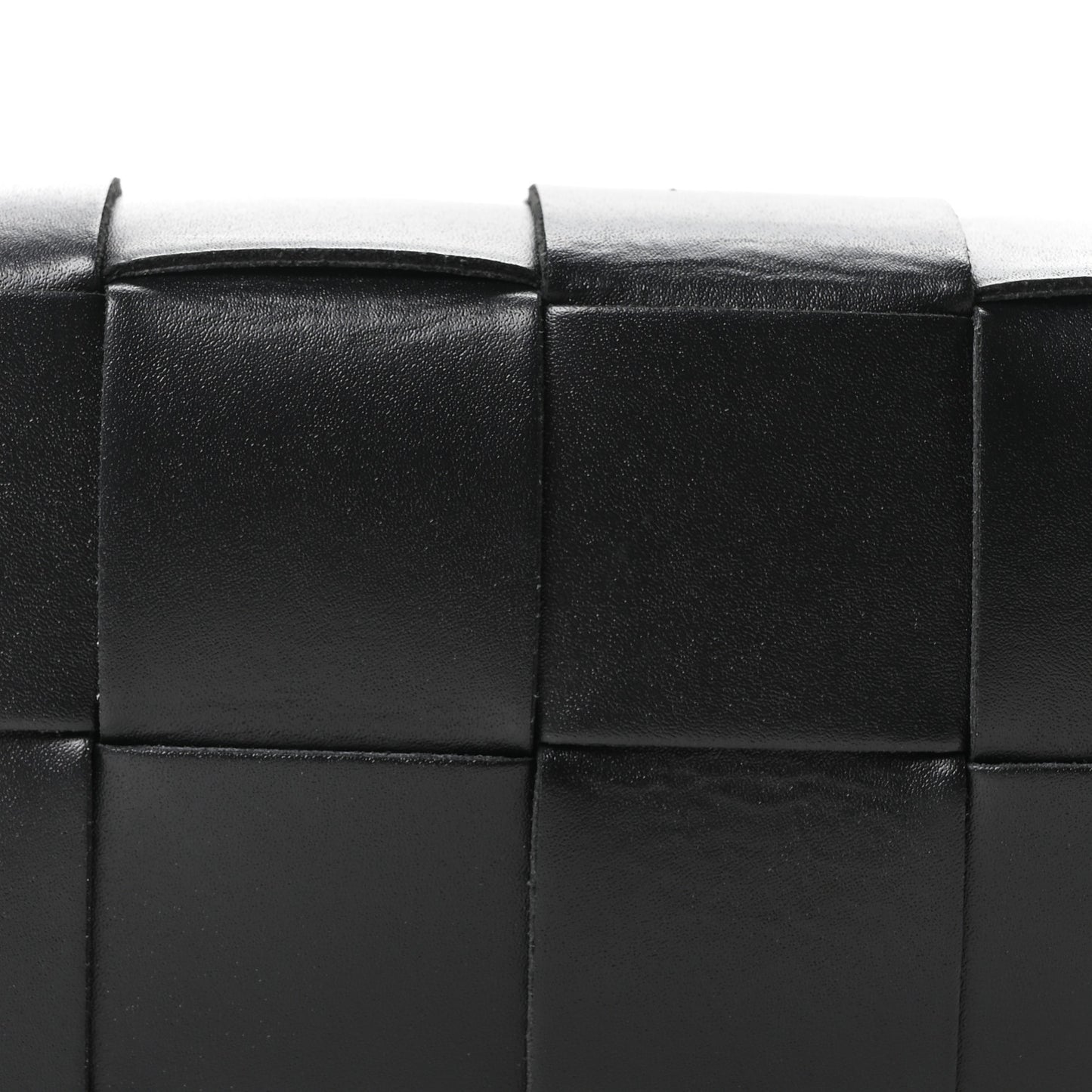 Nappa Maxi Intreccio The Belt Cassette Bag Black
