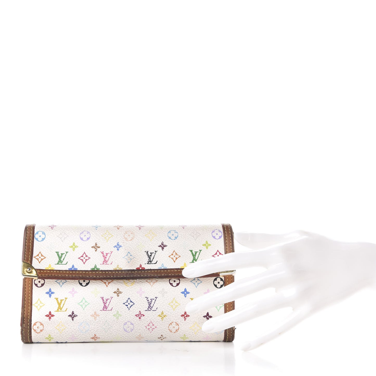 Monogram Multicolor Porte Tresor International Wallet White