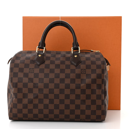 Louis Vuitton Damier Ebene Speedy 30 11 of 11