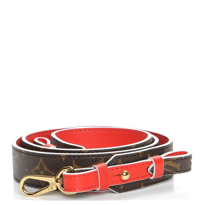 Louis Vuitton Monogram Bandouliere Shoulder Strap Red 1 of 7