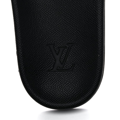 Louis Vuitton Rubber Monogram Mens Waterfront Mules 8.5 Macassar 7 of 16