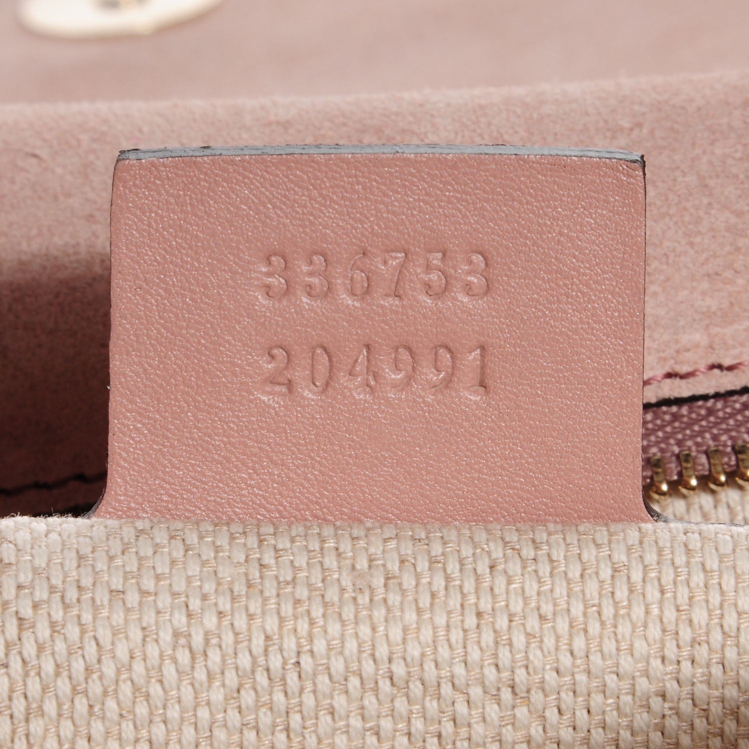 Gucci Soft Patent Medium Soho Clutch Dark Cipria 7 of 7
