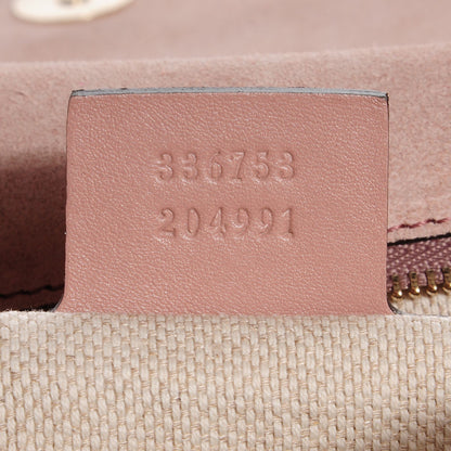 Gucci Soft Patent Medium Soho Clutch Dark Cipria 7 of 7