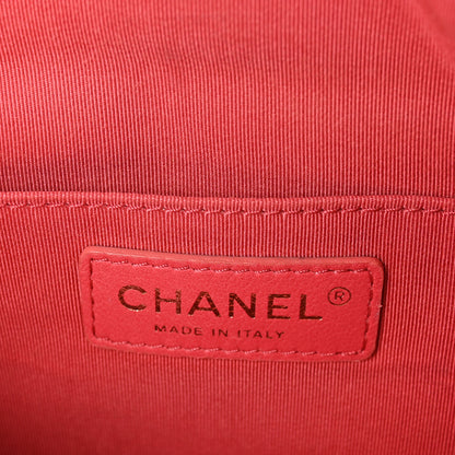 Chanel Crumpled Glazed Lambskin Quilted Waist Bag Fanny Pack Pink 6 of 10