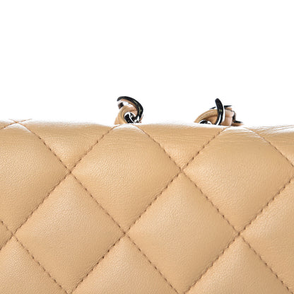 Chanel Lambskin Quilted Jumbo Single Flap Beige Clair 13 of 18
