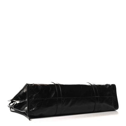 Prada Soft Lux Large Shopping Tote Black 4 of 9