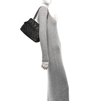 Chanel Caviar Quilted Petit Timeless Tote PTT Black 2 of 10