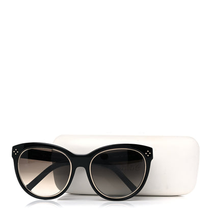 Chloe Oversized Round Sunglasses CE690S Black 7 of 7
