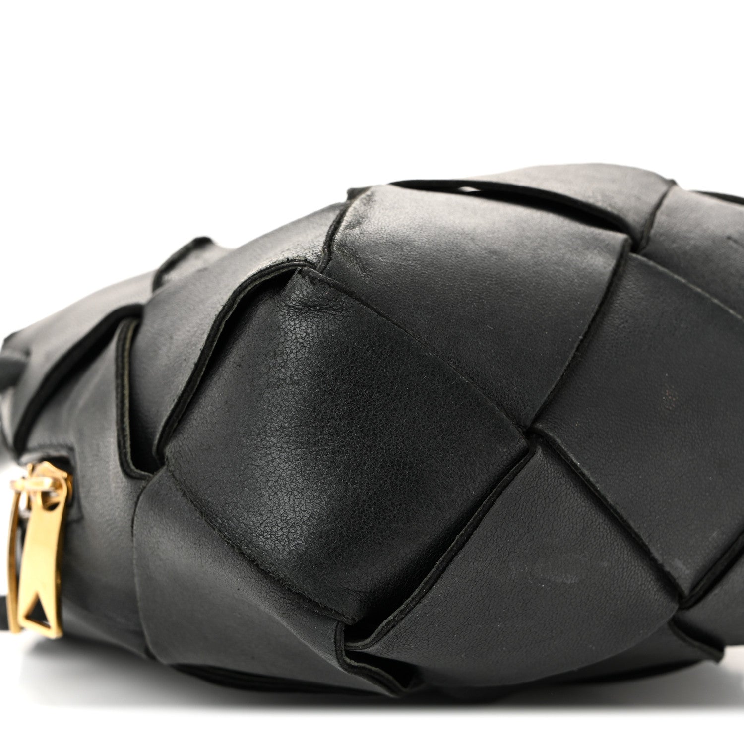 Bottega Veneta Lambskin Maxi Intrecciato Mini Cassette Camera Bag
