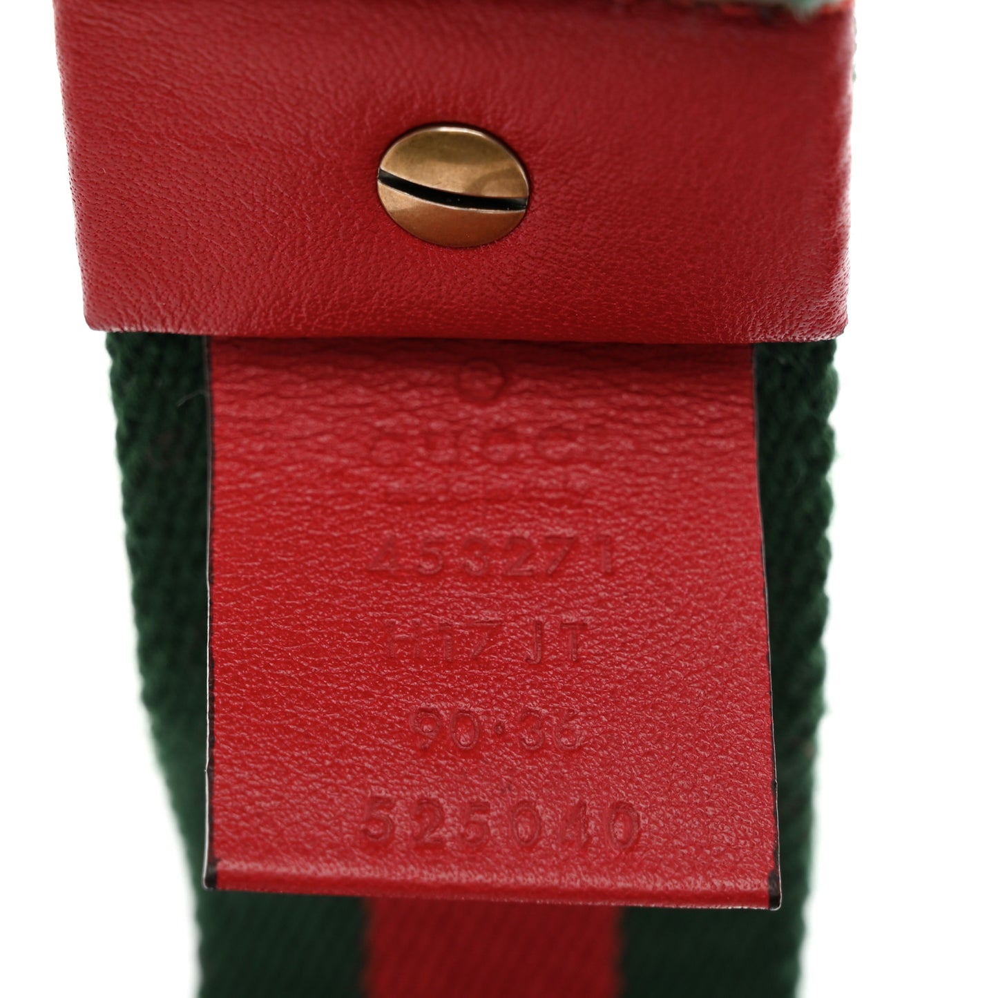 Web Feline D Ring Belt 90 36 Red Green
