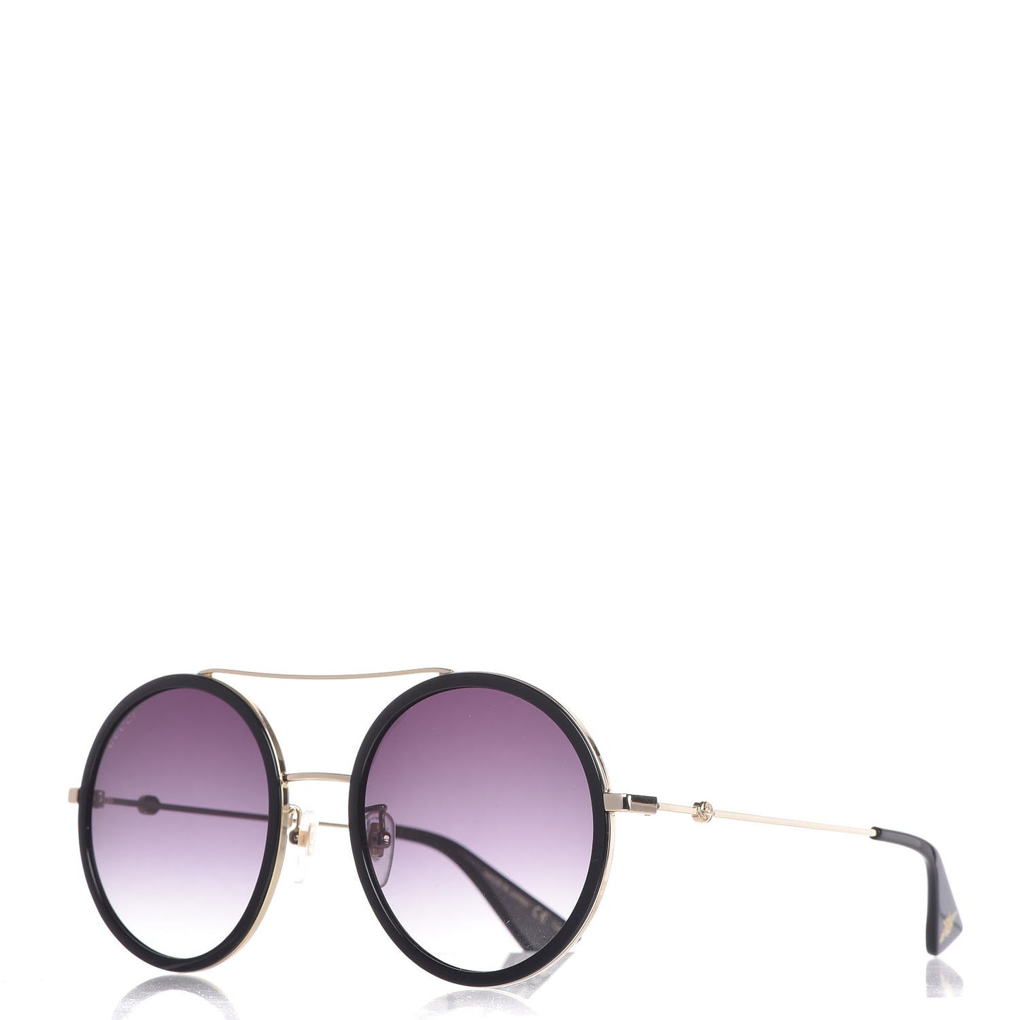 Round Frame Sunglasses GG0061S Black