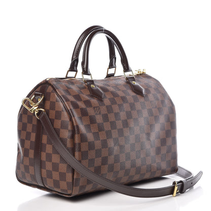 Louis Vuitton Damier Ebene Speedy Bandouliere 30 3 of 13