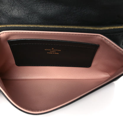 Louis Vuitton Lambskin Embossed Monogram Pochette Coussin Black 5 of 11