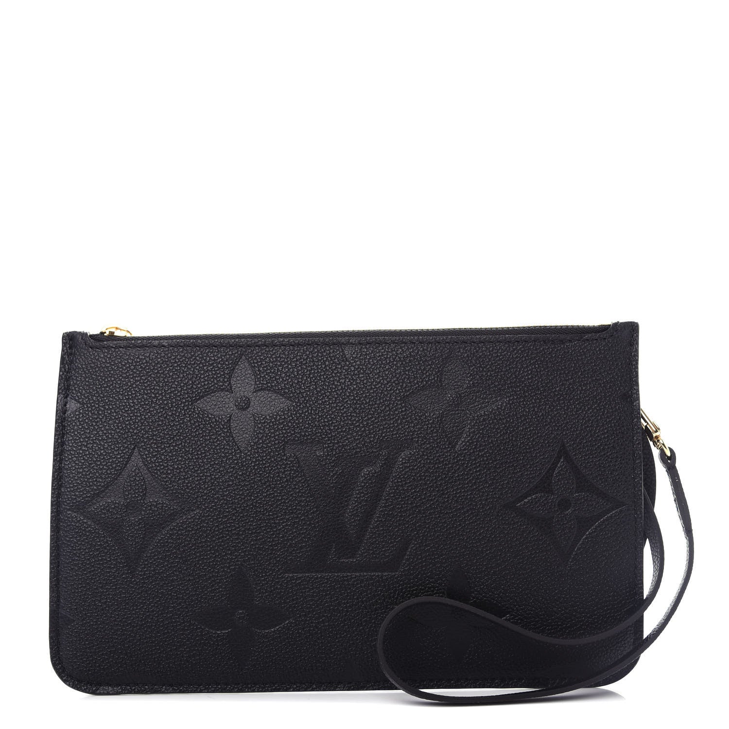 Louis Vuitton Empreinte Monogram Giant Neverfull MM Pochette Black 1 of 6