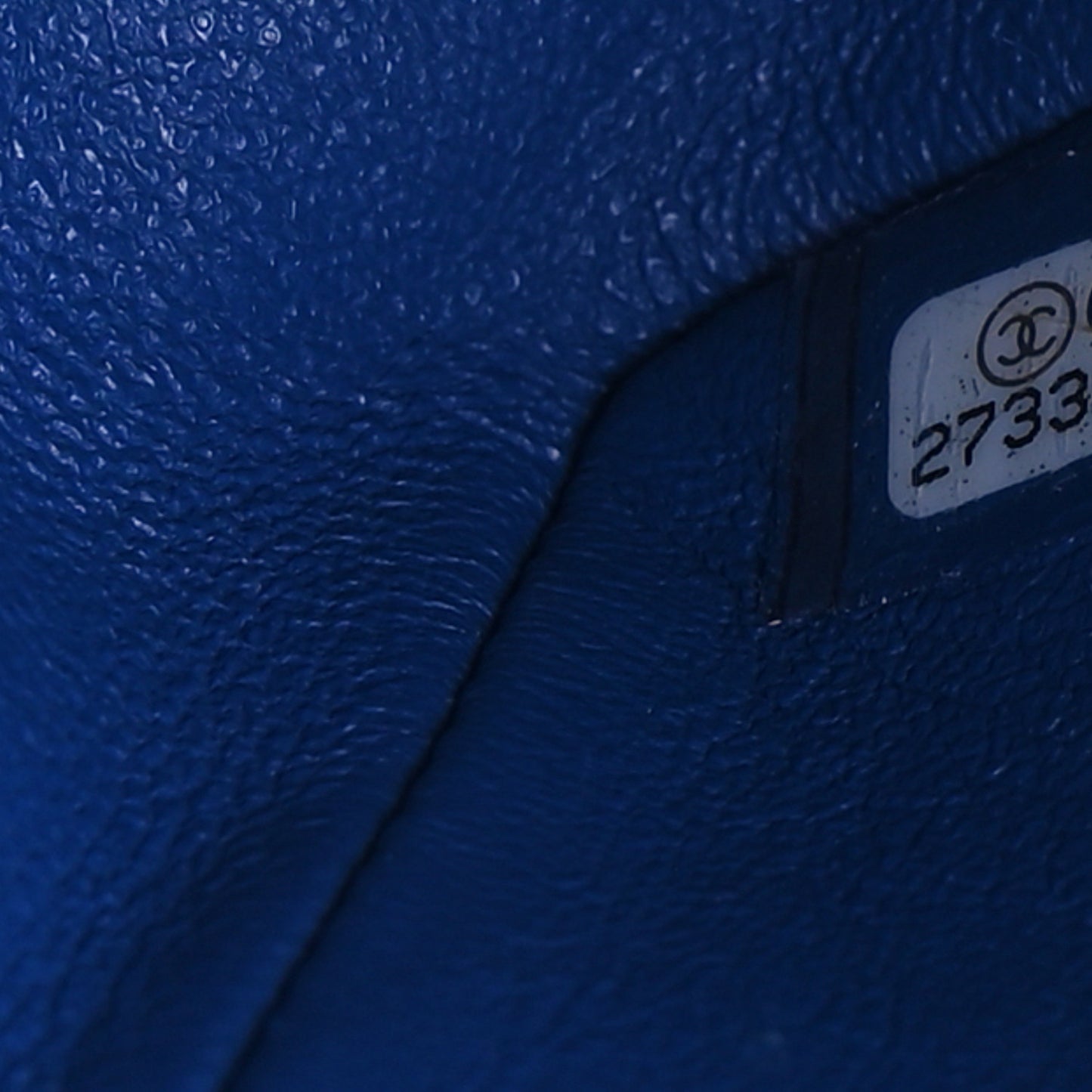 Lambskin Quilted Mini Rectangular Flap Blue