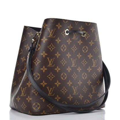 Louis Vuitton Monogram Neonoe MM Black 3 of 6