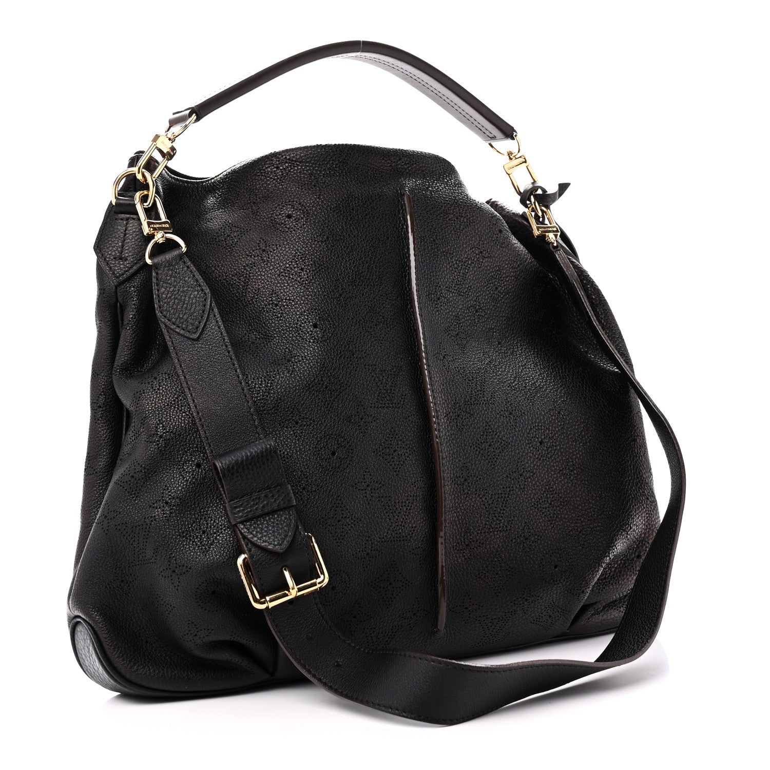 Louis Vuitton Mahina Selene MM Black 4 of 10